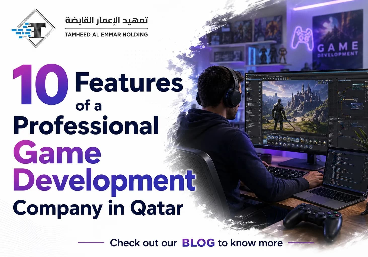 10 Features of a Professional Game Development Company in Qatar